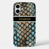 毒ヘビの皮膚の複雑なパターン Case-Mate iPhoneケース (裏面)