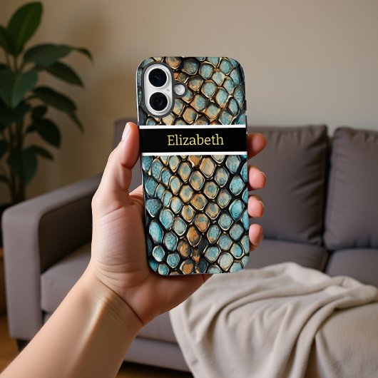 毒ヘビの皮膚の複雑なパターン Case-Mate iPhoneケース
