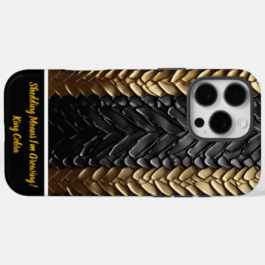 毒ヘビ革 Case-Mate iPhoneケース (裏面 (横))