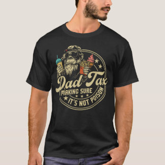 毒モグラチェック パパ税 Tシャツ