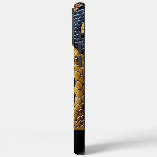 毒ユニーク状の鮮やかヘビ皮 Case-Mate iPhoneケース (裏面 / 左)