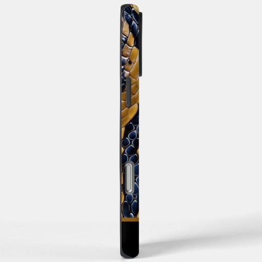 毒ユニーク状の鮮やかヘビ皮 Case-Mate iPhoneケース (裏面 / 右)