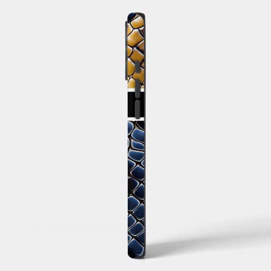 毒ユニーク蛇の鮮やか皮の模様 Case-Mate iPhoneケース (裏面 / 左)