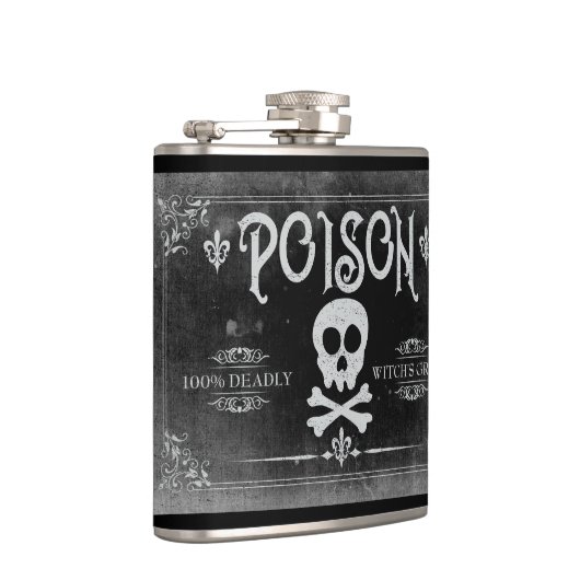 毒ラベル フラスク (右)