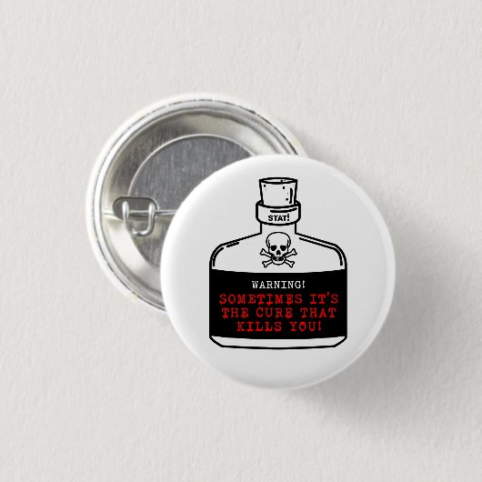 毒ロゴ 缶バッジ (正面&裏面)