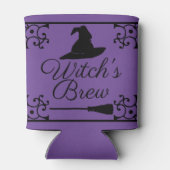 毒不気味紫ハロウィーン魔女のビール 缶クーラー (裏面)