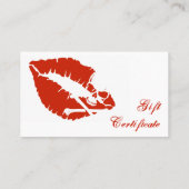 毒唇のギフト券 割引カード (裏面)