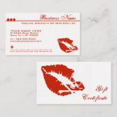 毒唇のギフト券 割引カード (正面/裏面)