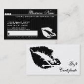 毒唇のギフト券 割引カード (正面/裏面)