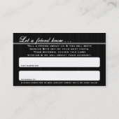 毒唇は友人カードを参照します 紹介カード (裏面)