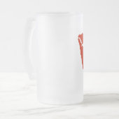 毒唇 フロストグラスビールジョッキ (正面左)