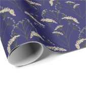 毒庭 |カタツムラオットブルーとホワイト ラッピングペーパー (ロールコーナー)