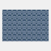 毒庭 |青と緑 ラッピングペーパーシート (正面3)