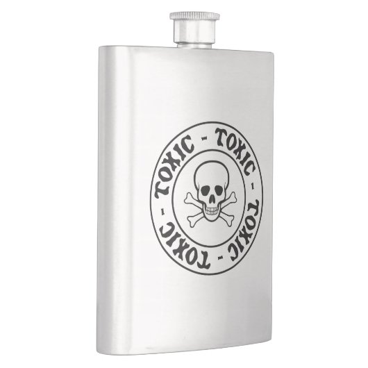 毒性スカルと石骨 フラスク (右)