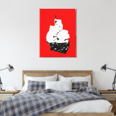 毒性ハート キャンバスプリント (インサイチュ (寝室))