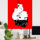 毒性ハート ポスター (ホームオフィス)