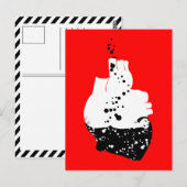 毒性ハート ポストカード (正面/裏面)