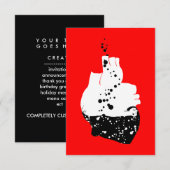 毒性ハート 招待状 (正面/裏面)