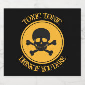 毒性強直の危険 ビールラベル (シングルラベル)