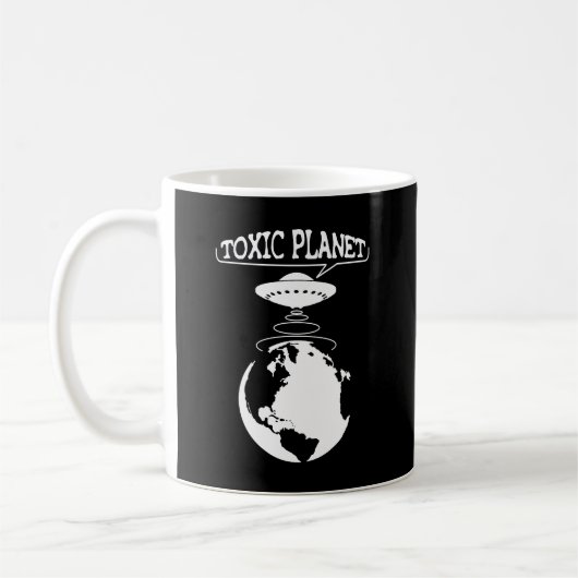 毒性惑星 |環境保護 コーヒーマグカップ (左)