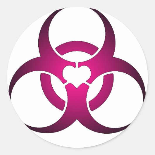 毒性愛 ラウンドシール (正面)