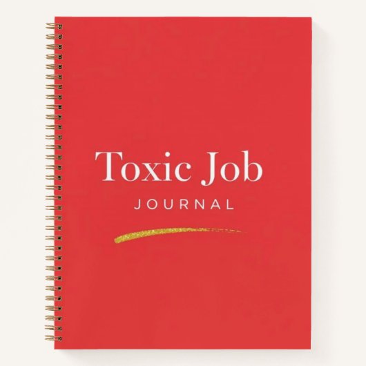 毒性業務日誌 ノートブック (正面)