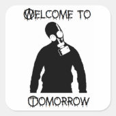 毒性無政府主義者のシール スクエアシール (正面)