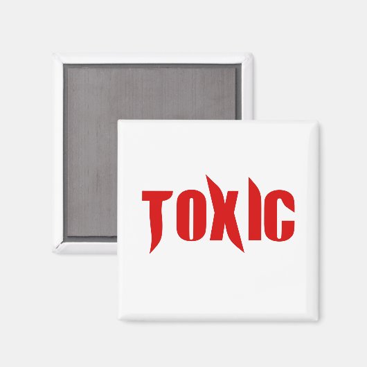 毒性 マグネット (正面/裏面)