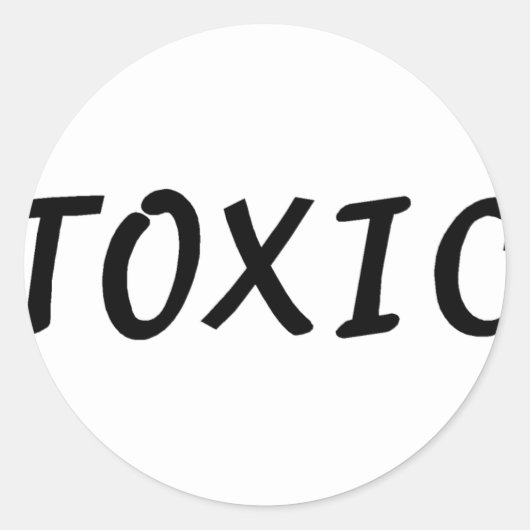 毒性 ラウンドシール (正面)