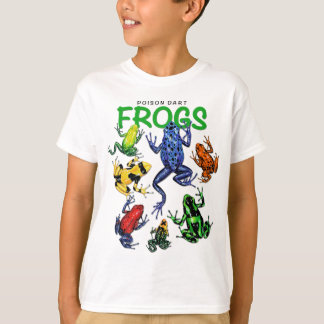 毒投げ矢のカエルのTシャツ Tシャツ