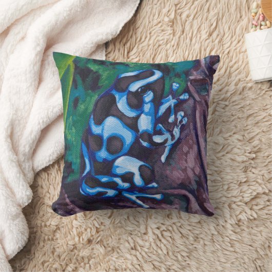 毒投げ矢のカエル#3 クッション (ブランケット)