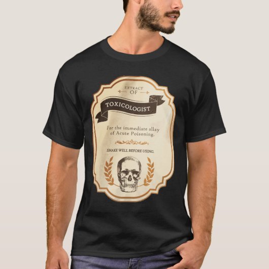 毒物学者のエキスTシャツ Tシャツ (正面)