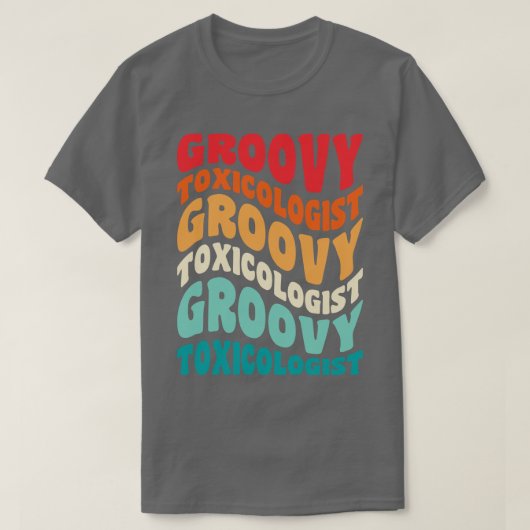 毒物学者ヴィンテージレトロ60s 70s 80sビベス tシャツ (デザイン正面)
