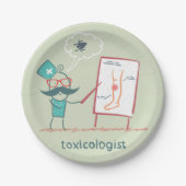 毒物学者紙プレート ペーパープレート (正面)