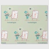 毒物学者 ラッピングペーパー (フラット)