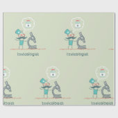 毒物学者 ラッピングペーパー (フラット)
