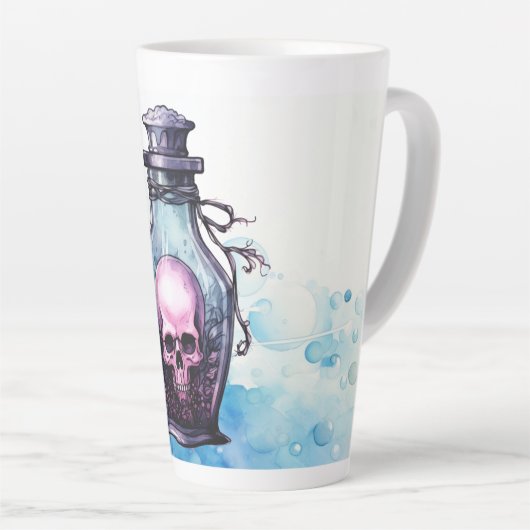 毒瓶 カフェラテマグ (右アングル)