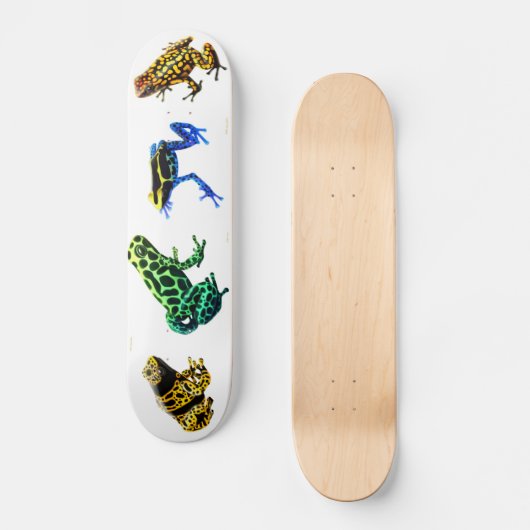 毒矢のカエルのスケートボード スケートボード (正面)