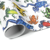 毒矢のカエルの包装紙 ラッピングペーパー (ロールコーナー)