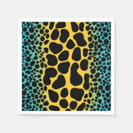 毒矢のカエルを真似る スタンダードカクテルナプキン