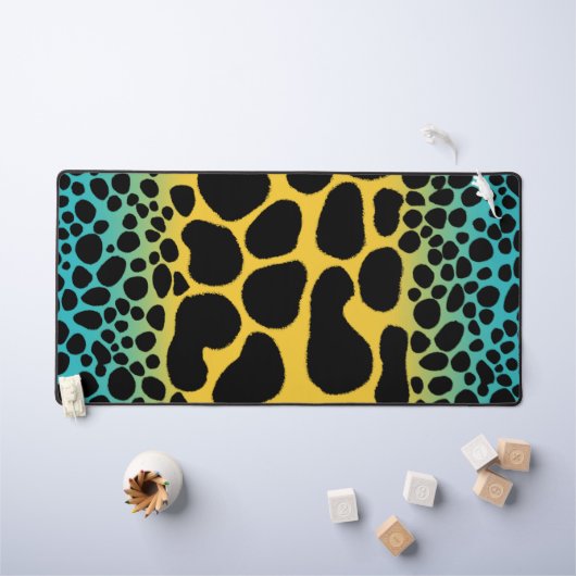 毒矢のカエルを真似る デスクマット (キッズテーブル)