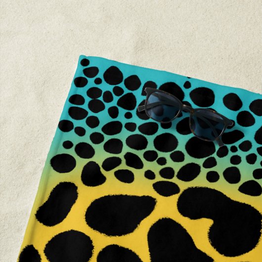 毒矢のカエルを真似る ビーチタオル (インサイチュ)