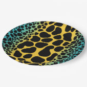 毒矢のカエルを真似る ペーパープレート (アングル)