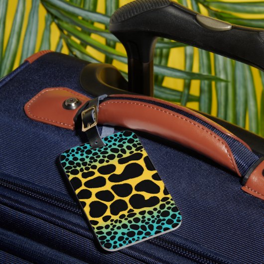 毒矢のカエルを真似る ラゲッジタグ (正面インサイチュ1)