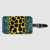 毒矢のカエルを真似る ラゲッジタグ (正面横)