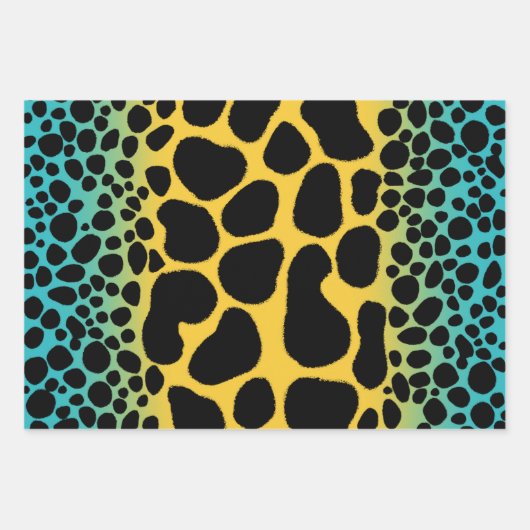 毒矢のカエルを真似る ラッピングペーパーシート (正面3)