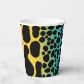 毒矢のカエルを真似る 紙コップ (裏面)