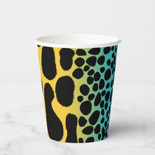 毒矢のカエルを真似る 紙コップ (裏面)