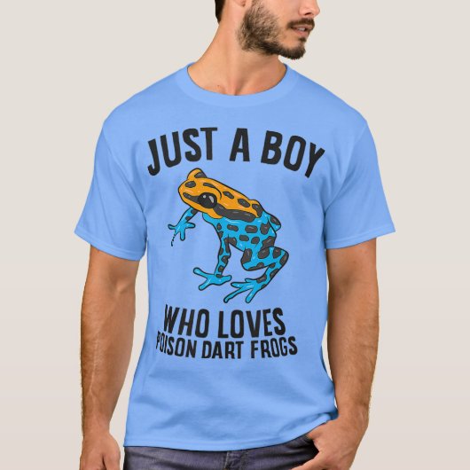 毒矢の蛙を愛する少年 Tシャツ (正面)