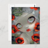 「毒美しいIII:アヘン・ポピー」はがき ポストカード (正面/裏面)